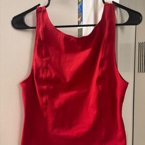 Free People Open-Back Red Top - Size M